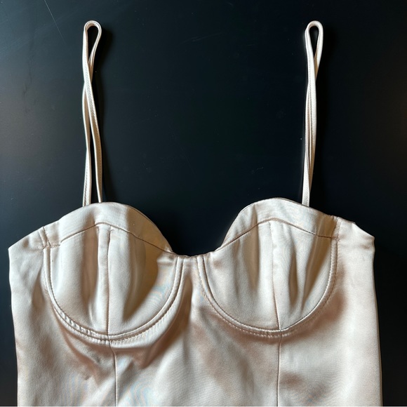 NWT ZARA Silk Bodysuit - Picture 3 of 9